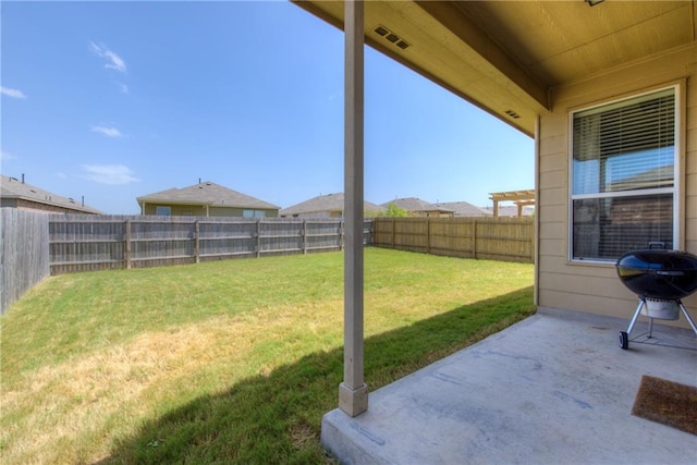 564 Moonwalker Trl, Buda, TX 78610 - view of yard with a patio
