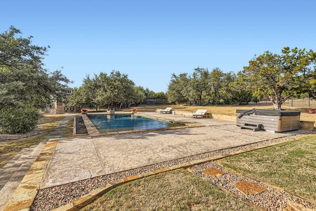 21808 Esmeralda Dr, Spicewood, TX 78669 - outdoor pool with a patio