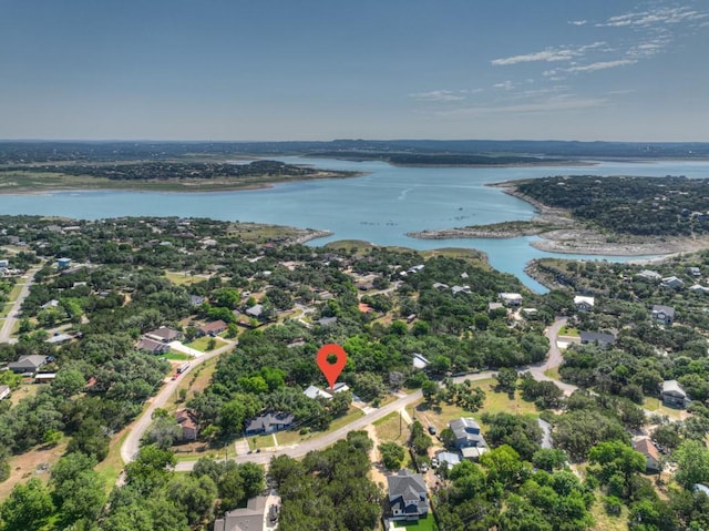3055 Lakeview Dr, Canyon Lake, TX 78133 - aerial view of property's location with a large body of water