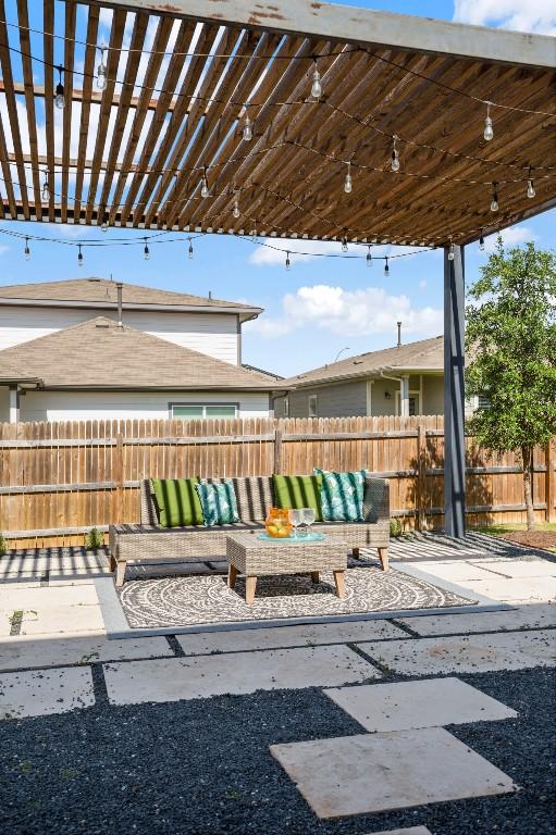 10208 Criswell Rd, Austin, TX 78754 - view of patio featuring outdoor lounge area