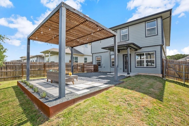 10208 Criswell Rd, Austin, TX 78754 - back of property with a patio