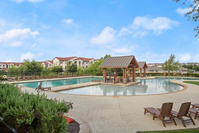 10208 Criswell Rd, Austin, TX 78754 - community pool featuring a gazebo and a patio