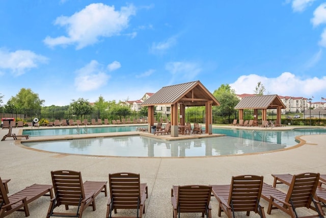 10208 Criswell Rd, Austin, TX 78754 - community pool with a gazebo and a patio