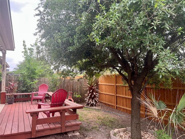 10016 Wading Pool Path, Austin, TX 78748 - fenced backyard featuring a deck