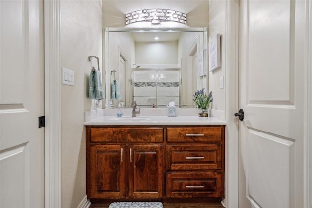 535 Creekside Dr, Salado, TX 76571 - full bath featuring vanity and a shower stall