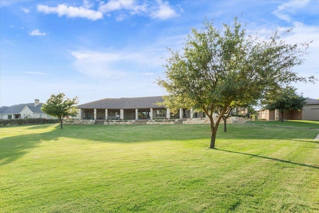 535 Creekside Dr, Salado, TX 76571 - view of front of home with a front yard