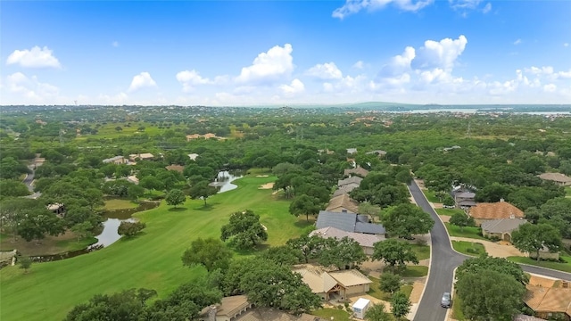 408 Sombrero, Horseshoe Bay, TX 78657 - aerial perspective of suburban area featuring a nearby body of water and a golf course