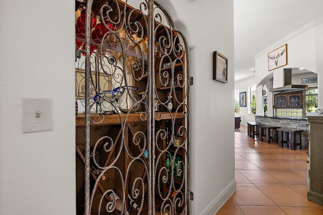 17308 Saint Therese Rd, Manor, TX 78653 - detailed view of arched walkways and baseboards