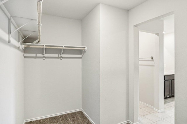 9701 Kensley Rose Dr, Killeen, TX 76542 - spacious closet featuring tile patterned floors