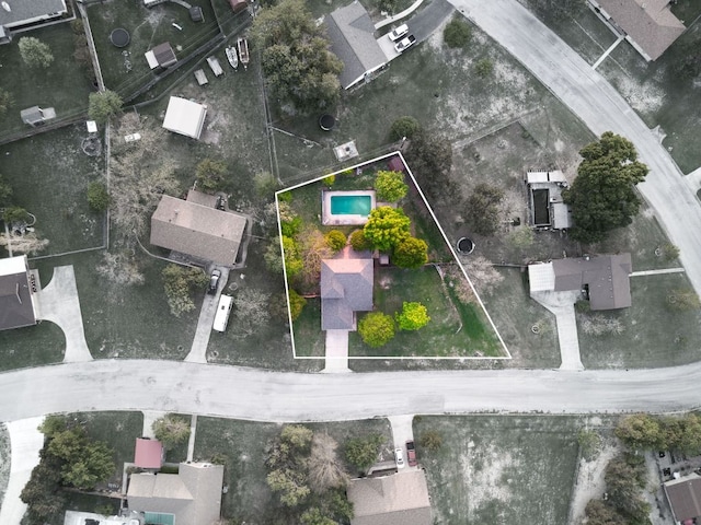 10 Saul St, Lampasas, TX 76550 - aerial overview of property's location with property parcel outlined