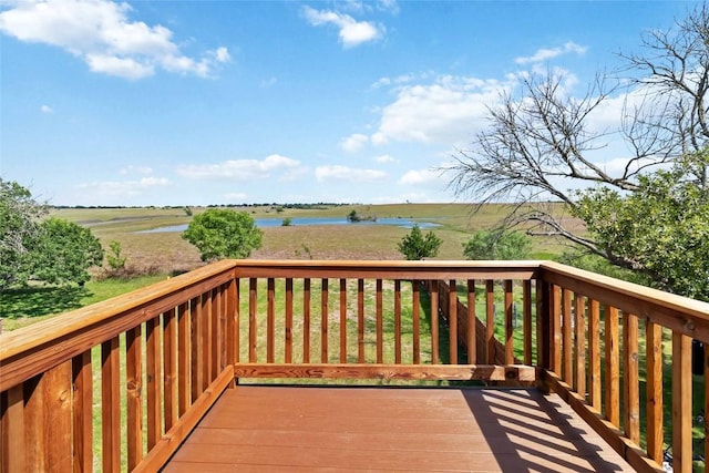 1145 Lago Vista St, San Marcos, TX 78666 - deck with a water view