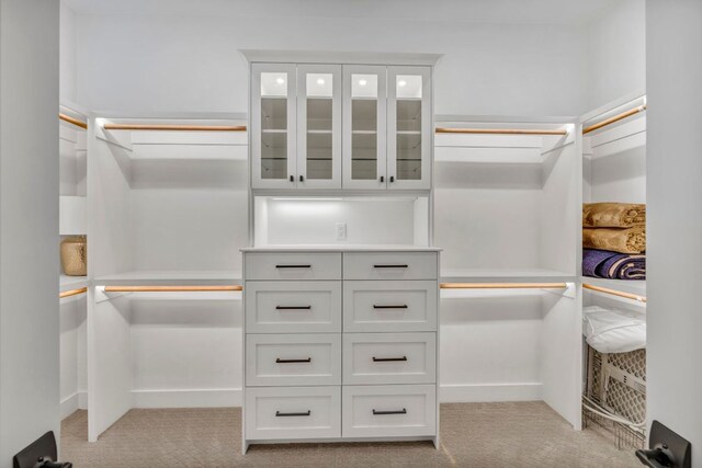 127 Cypress Shores Ln, Kingsland, TX 78639 - spacious closet with light carpet