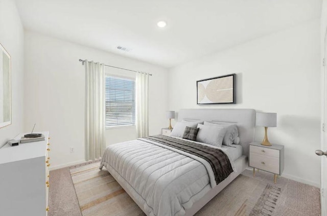 1504 Morris Loop, San Marcos, TX 78666 - carpeted bedroom featuring baseboards and recessed lighting
