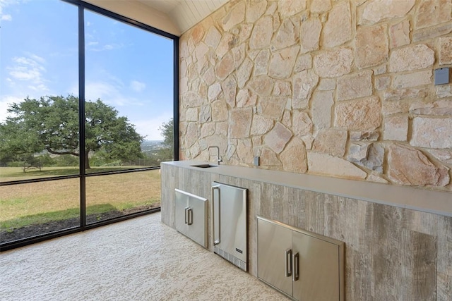 7816 Lynchburg Dr, Austin, TX 78738 - unfurnished sunroom with a sink