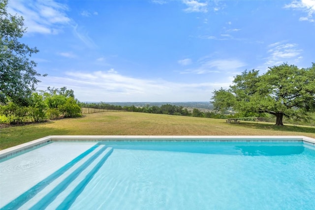 7816 Lynchburg Dr, Austin, TX 78738 - outdoor pool featuring a yard