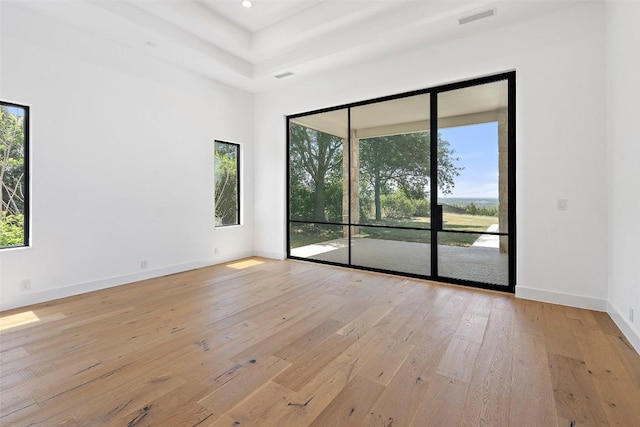 7816 Lynchburg Dr, Austin, TX 78738 - empty room with wood-type flooring and baseboards