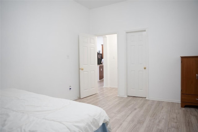9305 Pioneer Forest Dr, Austin, TX 78744 - bedroom with light wood-type flooring