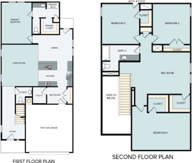 2713 Towy Rd, Pflugerville, TX 78660 - property floor plan