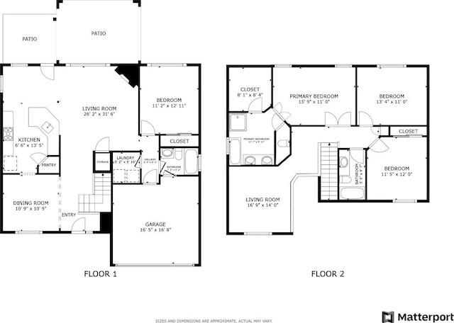 2208 Barnett Dr, Cedar Park, TX 78613 - property floor plan