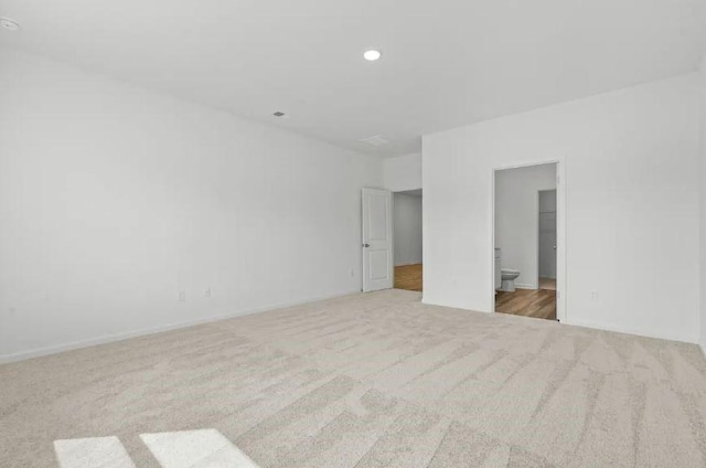 129 Bridgeview Dr, Hutto, TX 78634 - carpeted spare room with recessed lighting