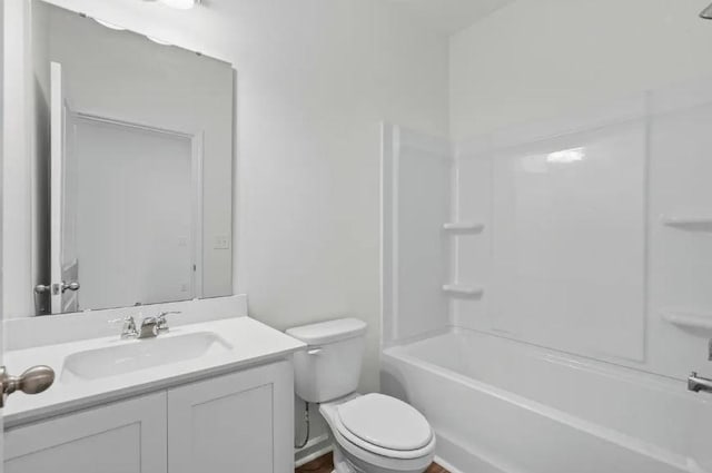 129 Bridgeview Dr, Hutto, TX 78634 - full bath featuring toilet, vanity, and bathing tub / shower combination