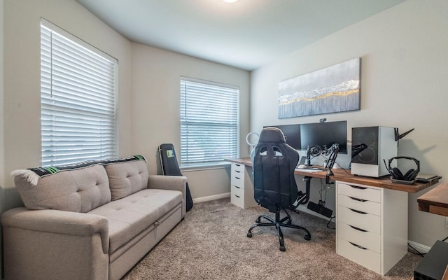1678 Woodlands Dr, Kyle, TX 78640 - office space featuring light carpet and baseboards
