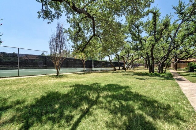 4159 Steck Ave Unit 162, Austin, TX 78759 - view of yard featuring a tennis court