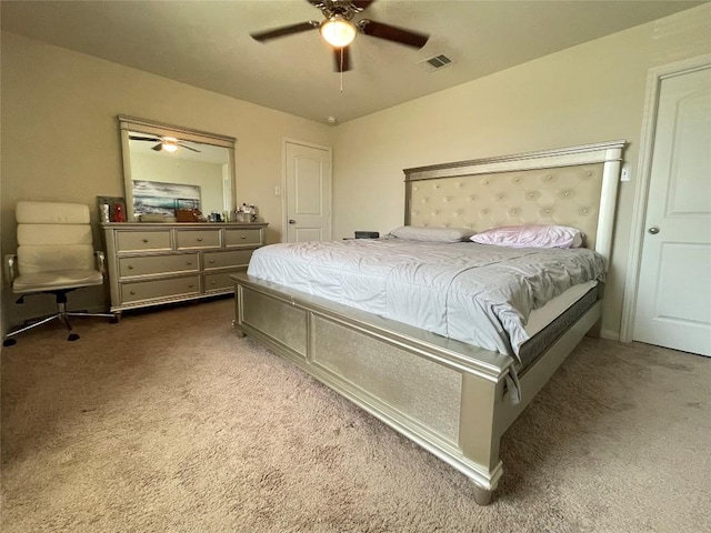 19900 Hubert R Humphrey Rd, Manor, TX 78653 - carpeted bedroom featuring a ceiling fan