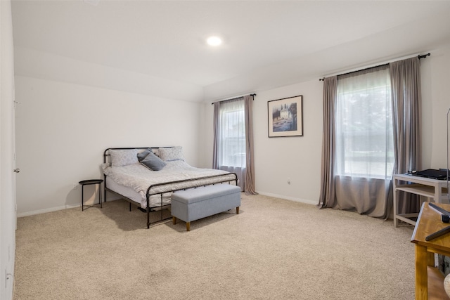 109 Egret Dr, Bastrop, TX 78602 - bedroom with light colored carpet and baseboards
