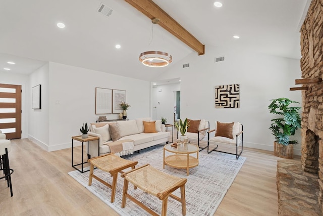 14806 Parco Path, Pflugerville, TX 78660 - living room with light wood-type flooring, baseboards, and recessed lighting