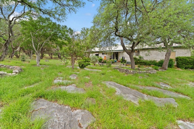 1603 Purple Sage, Horseshoe Bay, TX 78657 - view of yard