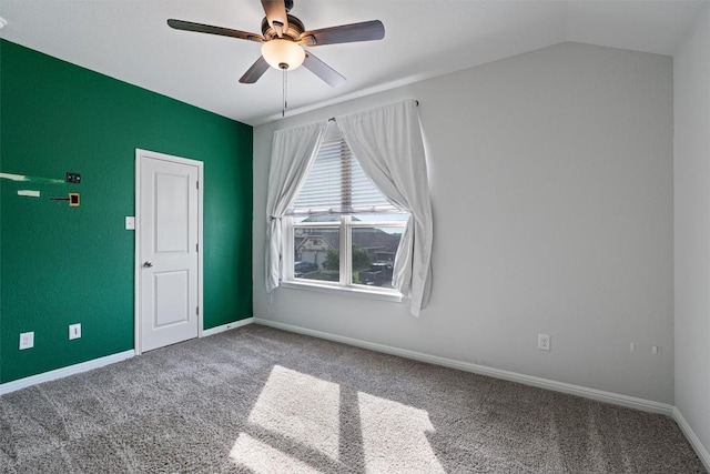 16816 Caperi Dr, Pflugerville, TX 78660 - empty room featuring carpet, ceiling fan, and baseboards