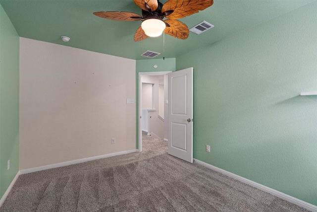 16816 Caperi Dr, Pflugerville, TX 78660 - unfurnished bedroom featuring carpet flooring, baseboards, and a ceiling fan
