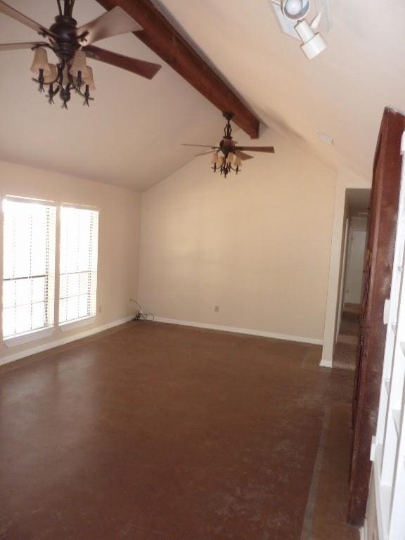 13603 Overland Pass, Bee Cave, TX 78738 - unfurnished room featuring ceiling fan and baseboards