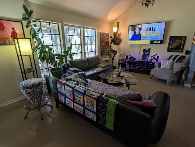13603 Overland Pass, Bee Cave, TX 78738 - living area with lofted ceiling and carpet flooring