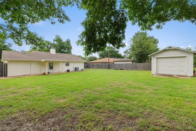 506 S Main St, Thrall, TX 76578 - view of yard with a garage