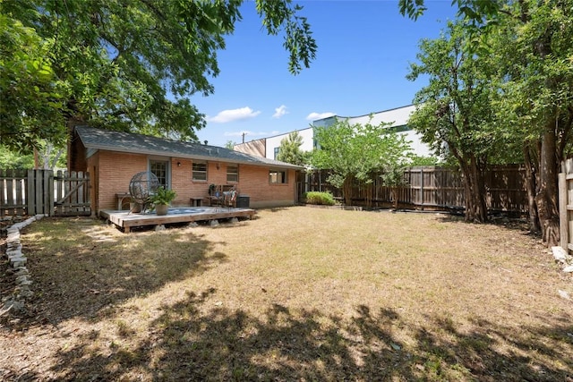 1715 Bluebonnet Ln, Austin, TX 78704 - view of yard featuring a deck