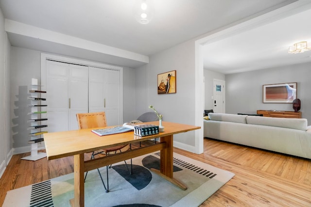 1505 Palo Duro Rd, Austin, TX 78757 - home office with light wood-style flooring and baseboards