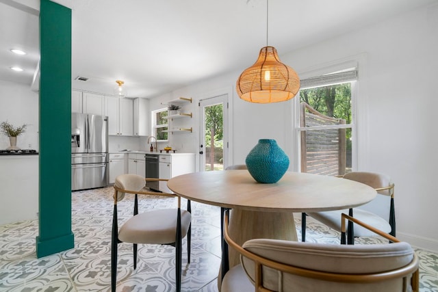 1505 Palo Duro Rd, Austin, TX 78757 - dining room featuring healthy amount of natural light and recessed lighting