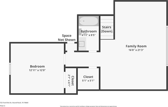 722 Tom Kite Dr, Round Rock, TX 78664 - property floor plan