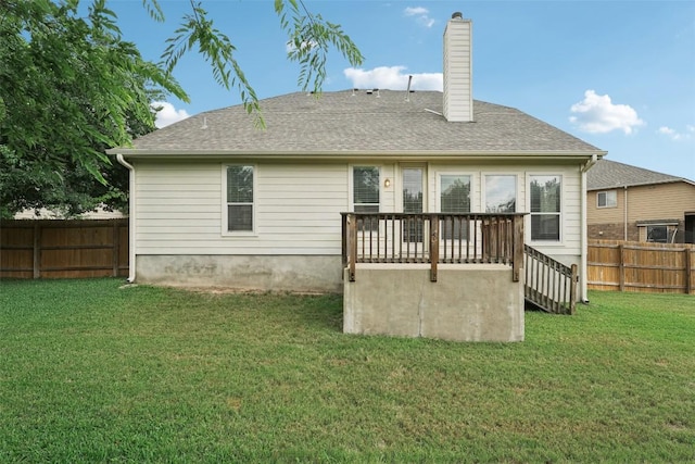 722 Tom Kite Dr, Round Rock, TX 78664 - rear view of property with a chimney
