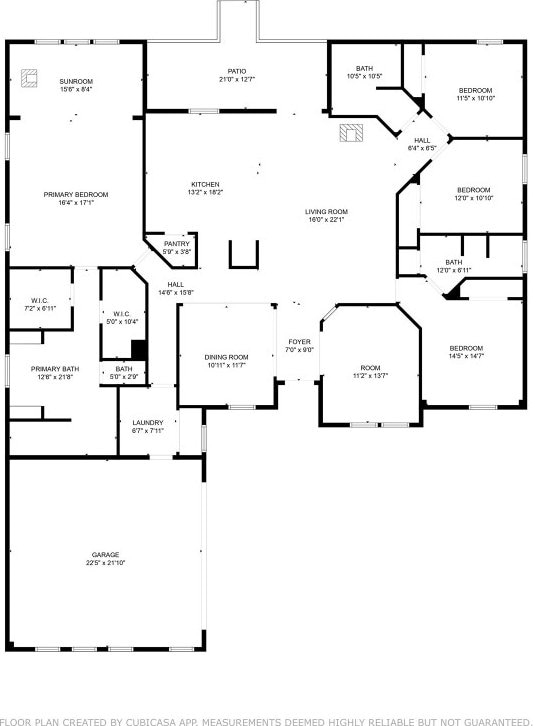 127 Medlar Dr, Cedar Creek, TX 78612 - home floor plan