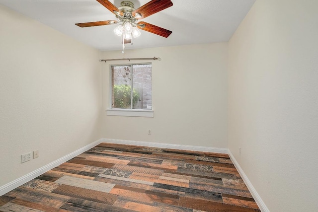 700 Horizon Trl, Cedar Park, TX 78613 - empty room with wood finished floors and a ceiling fan