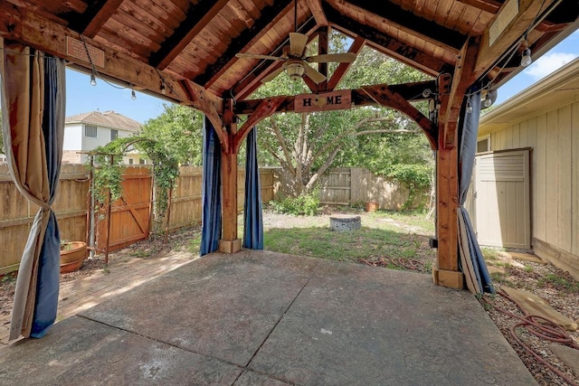 700 Horizon Trl, Cedar Park, TX 78613 - fenced backyard with a gazebo and a patio area