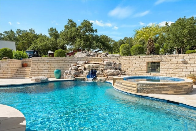 1020 Foothills Dr, Dripping Springs, TX 78620 - outdoor pool featuring an in-ground hot tub