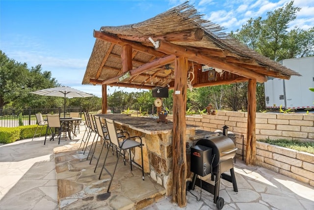 1020 Foothills Dr, Dripping Springs, TX 78620 - view of patio with grilling area