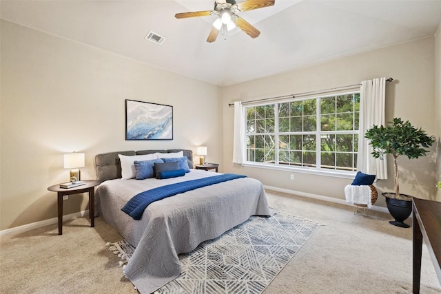 1301 S Quinlan Park Rd, Austin, TX 78732 - bedroom featuring carpet, baseboards, and a ceiling fan