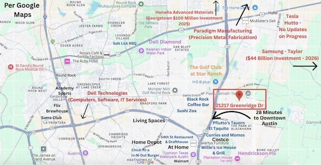 21217 Greenridge Dr, Hutto, TX 78634