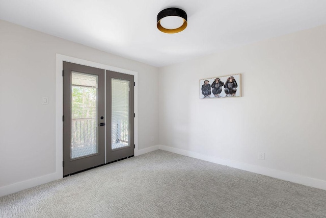 7302 Jester Blvd, Austin, TX 78750 - unfurnished room with french doors, carpet, and baseboards
