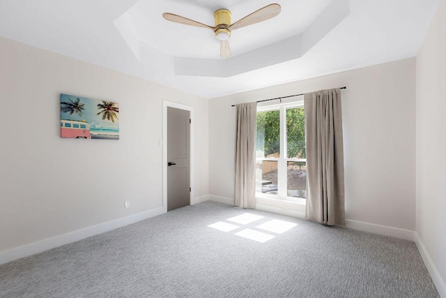 7302 Jester Blvd, Austin, TX 78750 - carpeted empty room featuring baseboards and ceiling fan